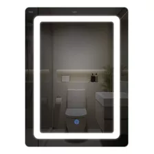 Espejo Led Touch 45x60 Cm De Lujo