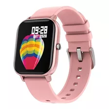 Smartwatch Colmi P8 1.4 Caja De Aleación Rose Pink, Malla Rose Pink De Silicona