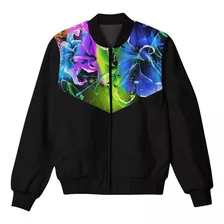 Campera Bomber Flores, Mowi 09