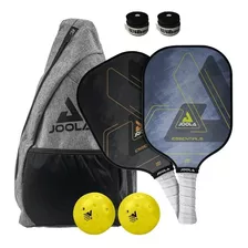 Kit Para Pickleball (2 Raquetes, 2 Bolas, 2 Grips E 1 Mala)