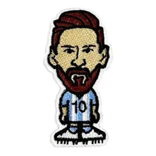 Parche Aplique Bordado Messi Nuestro Capitan