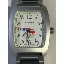 Reloj Kiseki - Caballero Extensible De Aluminio+correa Cuero