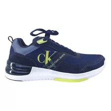 Tênis Calvin Klein Jeans Masculino Air Logo Azul Marinho