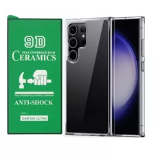 Estuche Rígido Transparente + Cerámica Para Samsung Galaxy