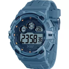 Relógio Esportivo X-watch Digital Azul Masculino Xmppd743