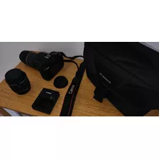 Kit Câmera Canon Rebel T6 Com Lentes 50 E 300 Mm 