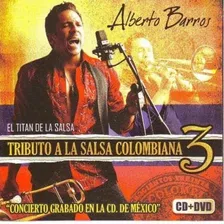 Dvd Alberto Barros Tributo A La Salsa Colombiana 3 + Cd
