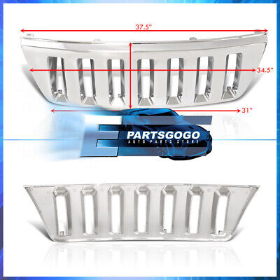For 99-04 Jeep Grand Cherokee Front Bumper Chrome H2 Typ Aac Foto 3