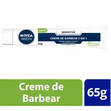 Creme Barbear 2 Em 1 Nivea Men Sensitive 65g Pele Sensível