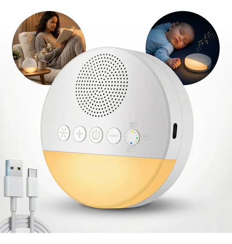 Ruido Bebe Aparelho Com Barulho De Dormir Ambiente Do Útero Branco Marca Spitfire 5v