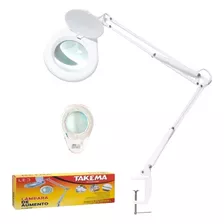 Lámpara Articulada Con Lupa Y Luz Led Zd-129a/led - Takema