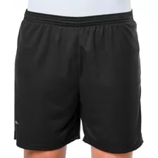  Calção Futebol Plus Size Elite Academia Básico Preto