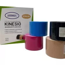 Kinesio Kit Com 6 Unidades Bandagem Adesiva/ Tape Supermedy