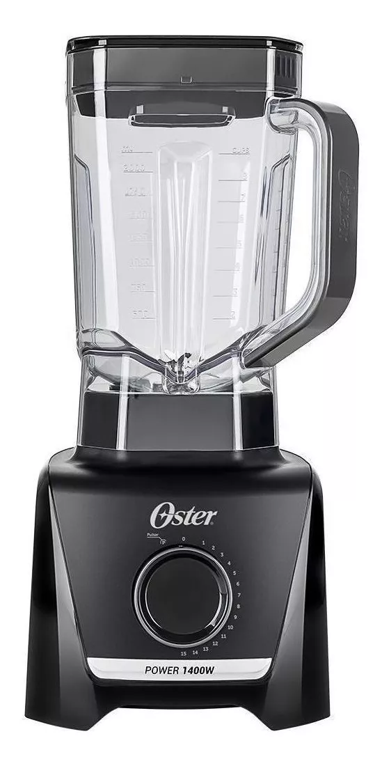 Liquidificador Oster 1400 Full Oliq610 3.2 L Preto Com Jarra De Plástico 220v