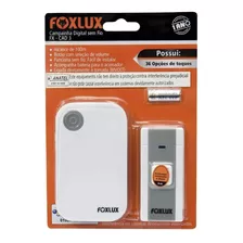 Campanhia Sem Fio Bivolt Foxlux Alcance De 100 Metros 