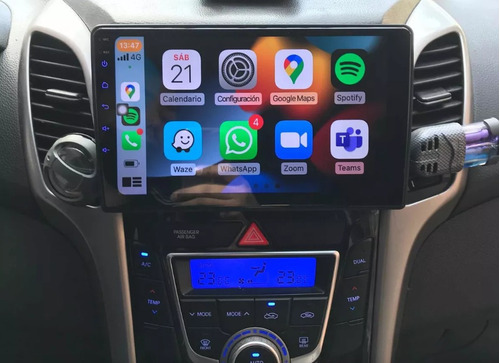 Radio Android Carplay Hyundai I30 2013 A 2015 Foto 2