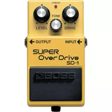 Pedal De Efecto Boss Super Overdrive Sd-1 Amarillo