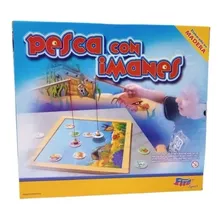 Juego De Pesca Con Imanes Y Caña Infantil Didáctico 