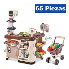 Juego De Supermercado De 65 Piezas Para Niña