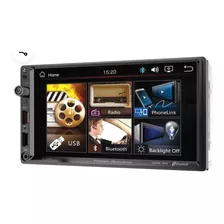 Auto Estereo De Pantalla Power Acoustik Con Mirror Pl-700bt Color Negro