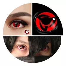Pupilentes Cosplay Akatsuki Naruto Itachi Sin Graduación Red