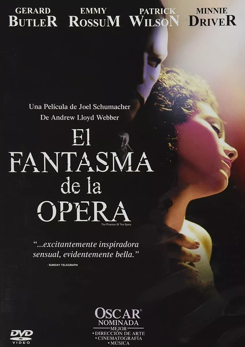 El Fantasma De La Opera (2004) Dvd Película Nuevo