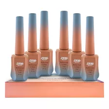 Kit Esmalte Em Gel Refletivo Com Glitter Diamantado Unha Zem