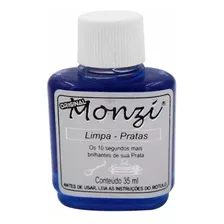 Limpa Prata Monzi Liquido Original Eficiente 35ml Produto