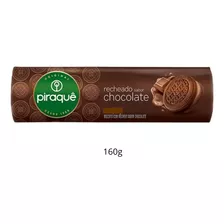 Kit C/10 Biscoito Piraque Recheado Chocolate