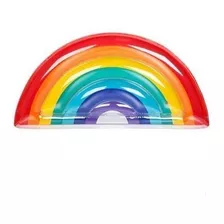 Colchão Inflável Boia Gigante Arco Iris Piscina Verão 183cm