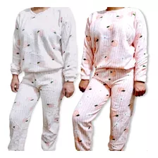 Pijama De Mujer Invierno 2 Piezas