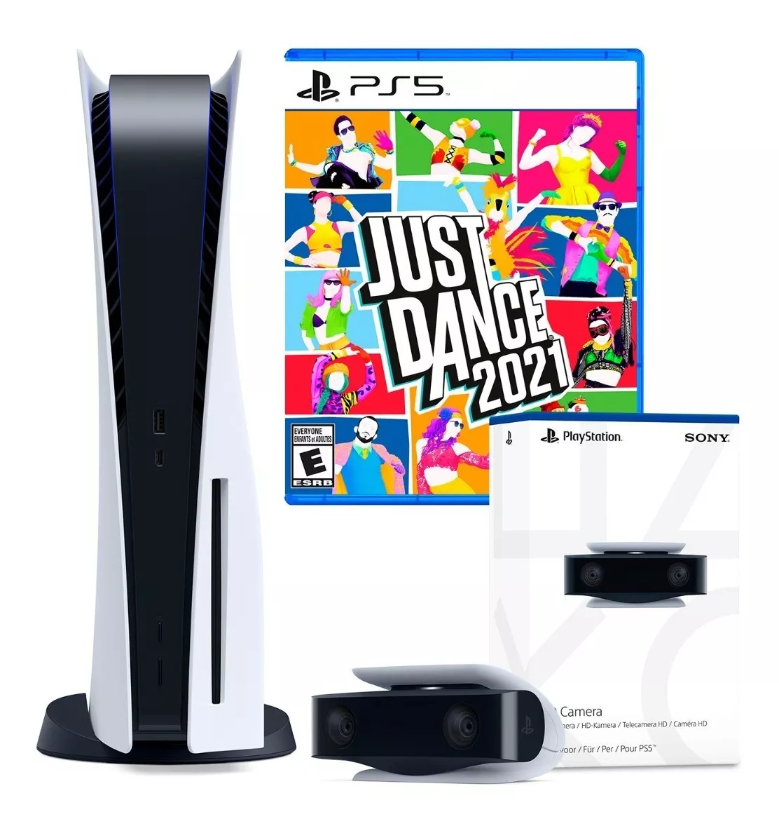 Consola Playstation 5 + Just Dance 2021 + Camara Ps5