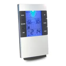 Termo-higrometro Digital De Mesa Temperatura E Umidade