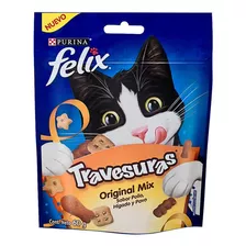 Premio Gato Snack Felix Travesuras Pollo, Higado Y Pavo 60g