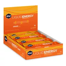 12 Unid Gel Gu Liquid Energy Naranja Gel Energético Orange