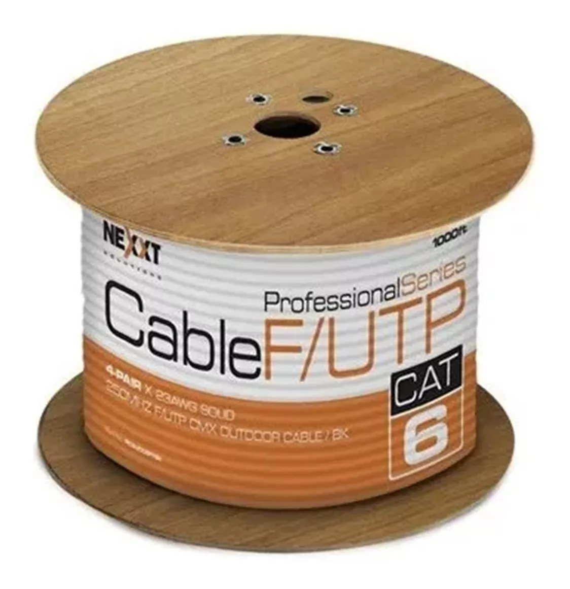 Rollo Cable  F/utp Nexxt Cat 6 305m Exterior Certificado