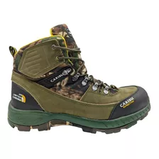 Botas Caribu 355 De Trabajo Color Verde Camuflaje Hombre 