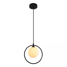 Pendente Sfera Preto 26cm 25w G9 - Sq011b - Bella