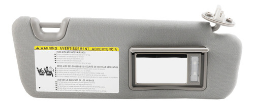 Visera Derecha Con Tocador Gris Claro Para Toyota Highlander Foto 10