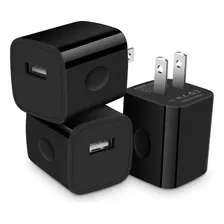 Bloque De Cargador Usb, Gigreen 3pack Usb Cube Plug 1a Caja