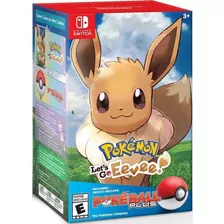 Pokemon Let's Go Eevee C/pokeball Para Switch Pokebola Plus