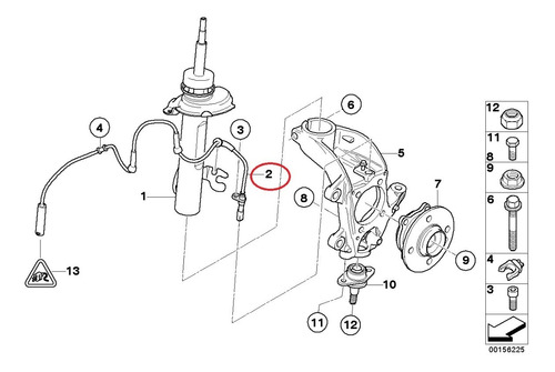 Sensor Delantero Abs Mini Cooper Clubman 2001-2012 Premium Foto 4