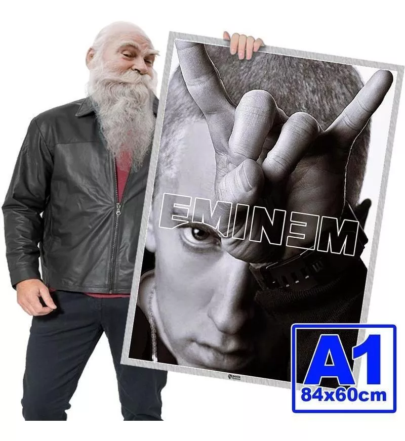 Poster Eminem Rockposters Tamanho A1 84x60cm 05