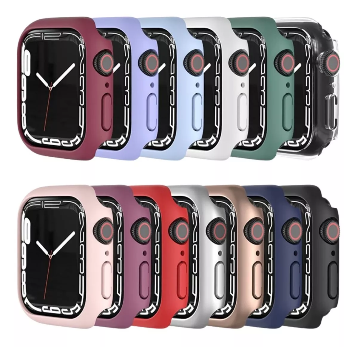 Capa Case Bumper 2in1 Para Novo Apple Watch 8 45m/41m