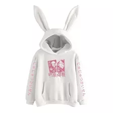 Sudadera Con Capucha Anime Jujutsu Kaisen Rabbit Mujer Kpop