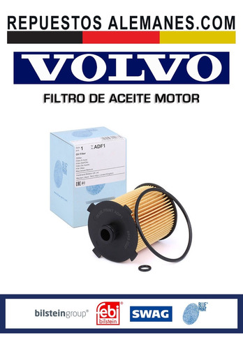 Filtro De Aceite Motor Volvo S60 S80 S90 V40 V60 V70 V90  Foto 3
