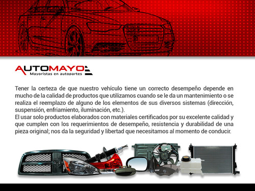 Un Espejo Derecho Elect Genrica Yaris Toyota 2007-2015 Foto 3