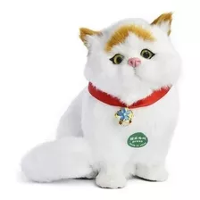 Boneco Gato Fofinho Kwai Presente Mia De Verdade Pelúcia