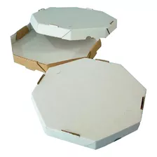 Kit 4 Pacotes De Caixa De Pizza Oitavada Basic N°40 - 100 Un