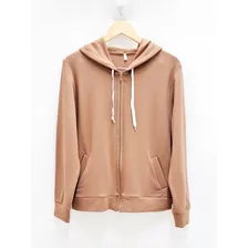 Campera Mujer Canguro Capucha Bolsillos Frisada Premium